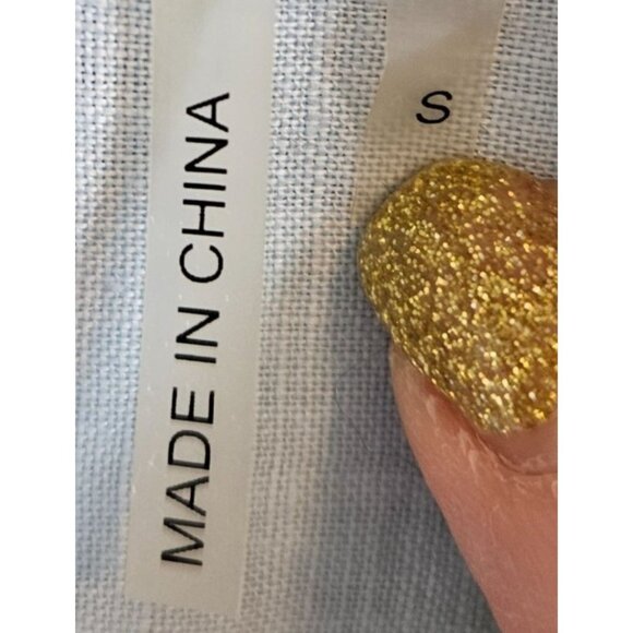 Soft Surroundings Woman Size S 100% Linen Tunic  Button Up Roll Tab Sleeve - Picture 6 of 7